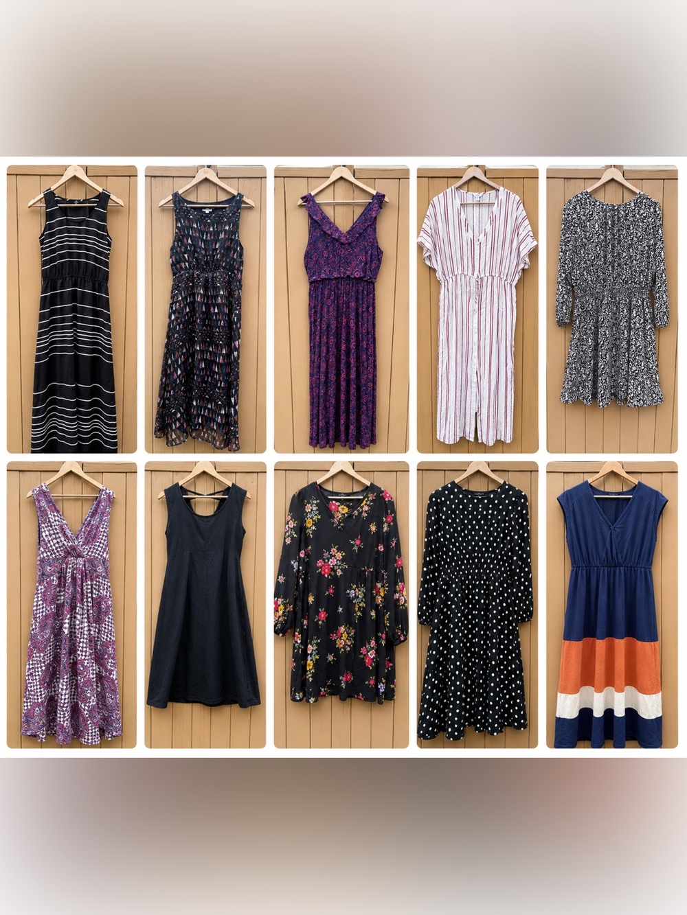 Summer Dresses - Zara, H&M, Reitmans, RW&Co